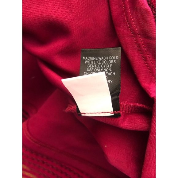 Torrid Womens Plus Size 3 Dark Pink Pleated Skater A-Line Skirt - Picture 6 of 6